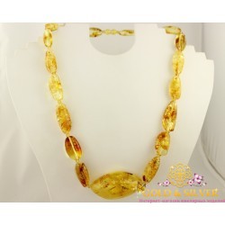 Янтарные женские бусы bs017ya